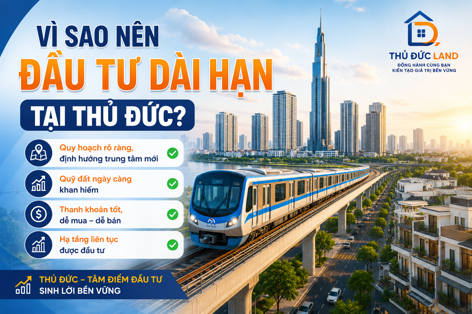 Có Nên Đầu Tư Dài Hạn Tại Thủ Đức 2026? Góc Nhìn Chuyên Gia Sau Hơn 10 Năm Theo Thị Trường